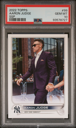 2022 Topps Aaron Judge Ssp front