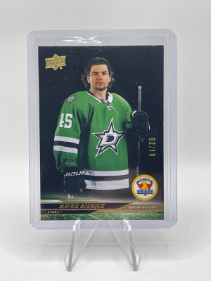 Mavrik Bourque| 24-25 UD Extended Series| Draft Picks| High Gloss|#02/10 front