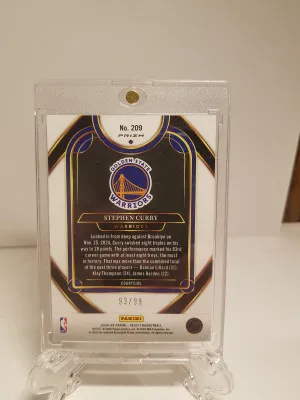 Select Stephen Curry Blue /99 back