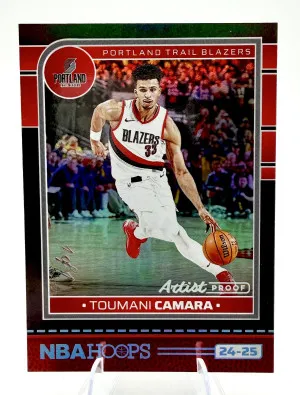 2024-25 Panini Hoops TOUMANI CAMARA 1/1 Artist Proof front