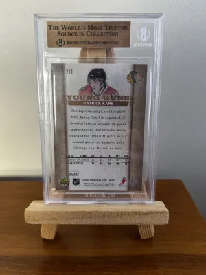 2007-08 Series 1 Patrick Kane Young Guns #210 BGS 9.5 (3x 9.5) back
