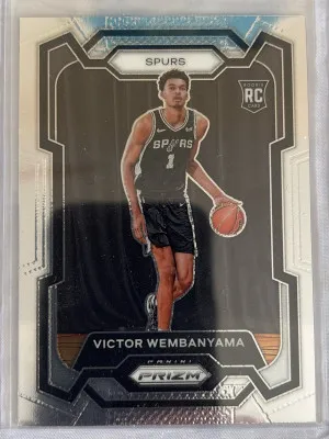 Victor Wembanyama 2023-24 Panini Prizm Rookie Card front