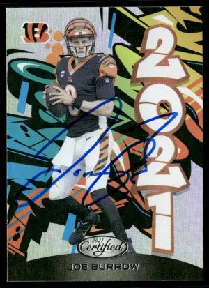 2021 Panini Certified #2021-3 Joe Burrow 2021 front