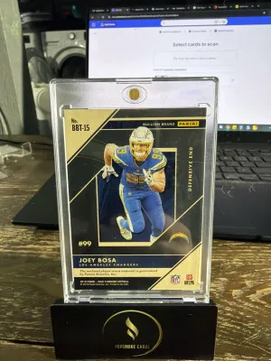 2019 Panini Gold Standard #BBT-15 Joey Bosa Bullion Brand Tags #/5 back