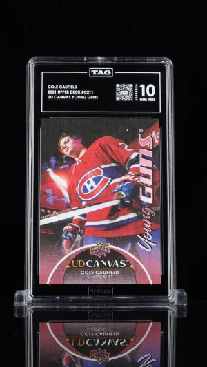 Cole Caufield 2021 Upper Deck Ud Canvas Young Guns #C211 front