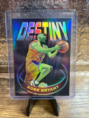 1998 Topps Chrome Kobe Bryant Destiny Refractor front