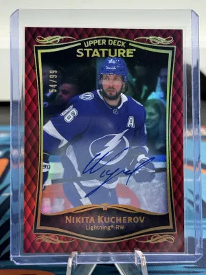 2023-24 Nikita Kucherov Red Auto /99 front