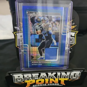 2025 Panini Donruss - Rated Rookie Tyler Shough #304 Optic Preview Blue Scope... front