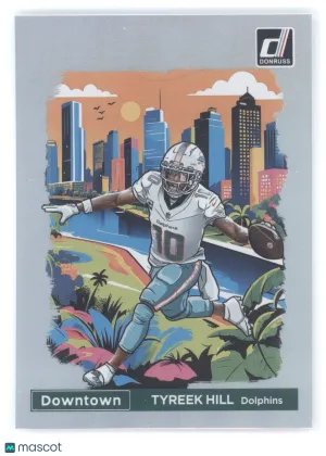 2024 Panini Donruss Downtown Tyreek Hill #3 front