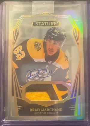 Brad Marchand Stature Patch Auto /5 front