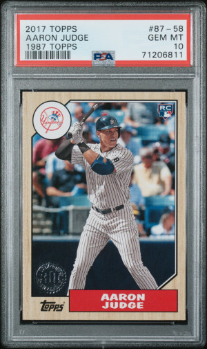 2017 Topps 1987 Topps Aaron Judge 1987 Topps front