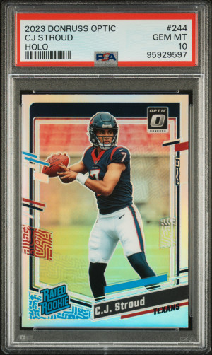 2023 Panini Donruss Optic Cj Stroud Holo front