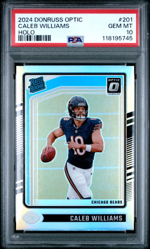 2024 Panini Donruss Optic Caleb Williams Holo front