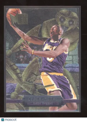 1996 Fleer Metal Basketball Kobe Bryant #5 Cyber-Metal RC front