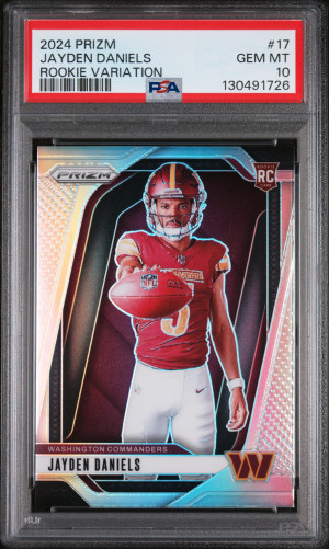 2024 Panini Prizm Rookie Variation Jayden Daniels front
