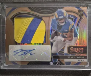 2024 Panini Blake Corum RPA /49 front