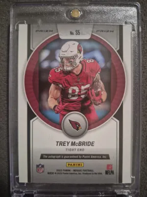 2023 Panini Trey McBride Mosaic Rookie Auto!!! back