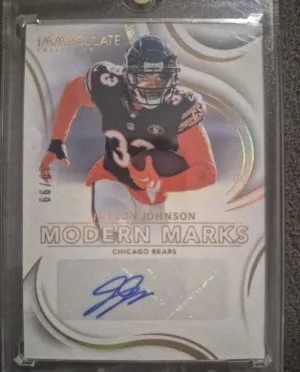 2024 Panini Modern Marks Jaylon Johnson Auto 19/99!! front