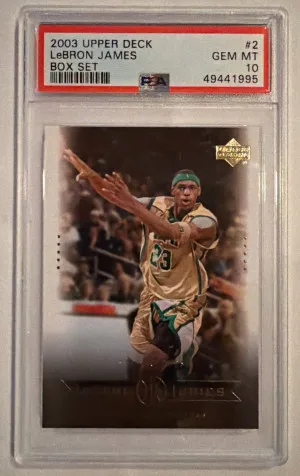 2003 Upper Deck Lebron James Box Set Lebron James Box Set front