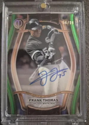 2025 Topps Pillars Of The Game Frank Thomas Auto 56/99!!! front