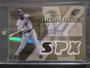 2007 SPX Young Star Hanley Ramirez Auto!! front