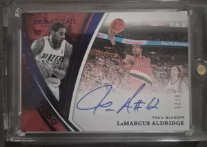 2024-25 Panini Immaculate LaMarcus Aldridge Auto 19/25!! front