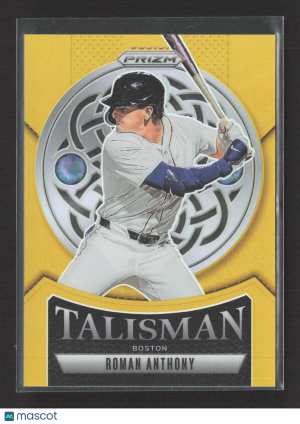 2025 Panini Prizm Talisman Roman Anthony #6 Gold /10 front