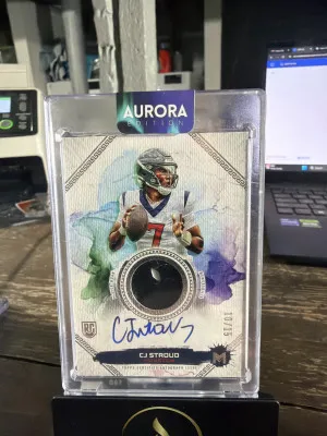 2023 Topps Motif #MRR-CS CJ Stroud Motif Rookie Relic Auto Jersey Glove #/15 front