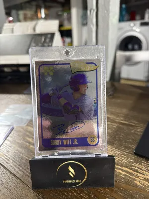 2020 Onyx Nimbus #NABW Bobby Witt Jr. Autographs Black front