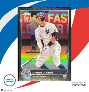 Chrome Ben Baller Edition Aaron Judge #99 Base front