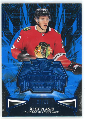Alex Vlasic 2022-23 SPx Finite Rookies Platinum 64/99 #F-23 front