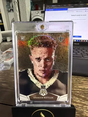 2024 Panini Mosaic #MM-SRR Spencer Rattler Micro Mosaic front