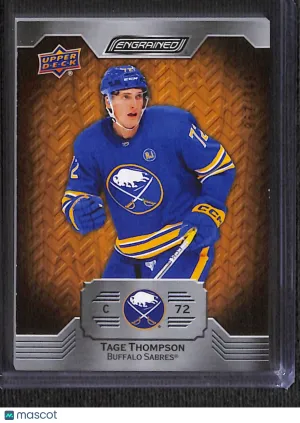 2023-24 Upper Deck Engrained Tage Thompson #36 Oak 67/349 front
