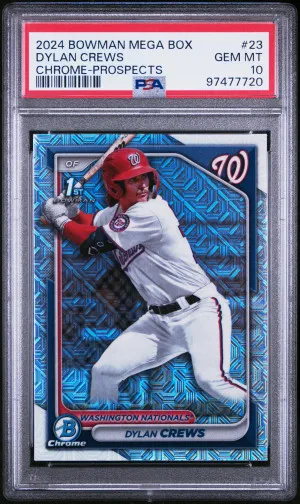 2024 Bowman Mega Box Chrome Prospects Dylan Crews front