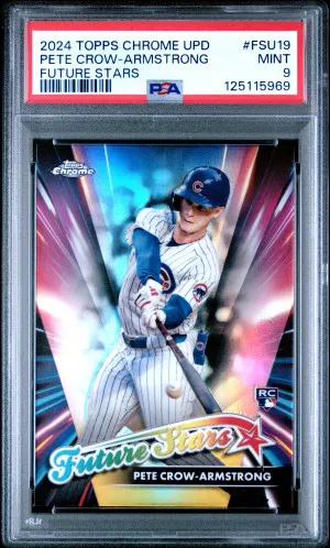 2024 Topps Chrome Update Future Stars Pete Crow-Armstrong front