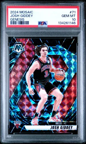 2024 Panini Mosaic Josh Giddey Genesis front