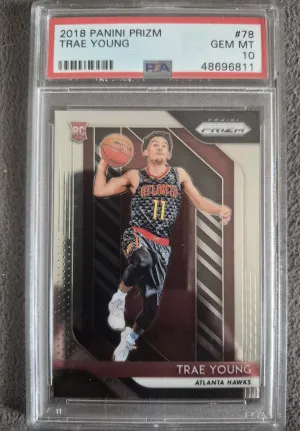 2018 Panini Prizm Trae Young front