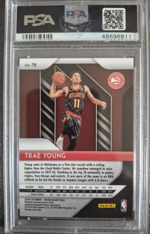 2018 Panini Prizm Trae Young back