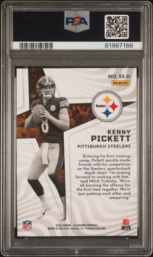 2022 Panini Illusions Shining Stars Kenny Pickett Shining Stars back