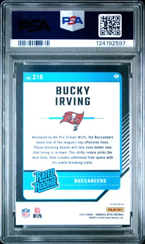 2024 Panini Donruss Optic Bucky Irving Blue Glitter back