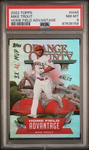 2022 Topps Home Field Advantage Mike Trout Home Field Advantage front
