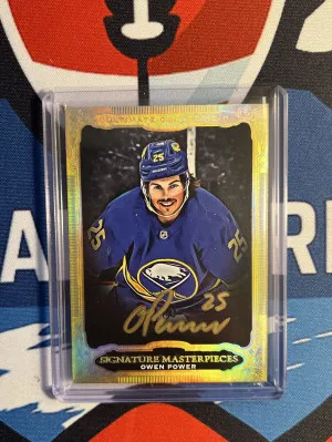 Owen Power Signature Masterpieces Rookie Auto front