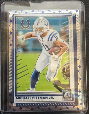 2025 Optic Silver Stars-Michael Pittman Jr. front