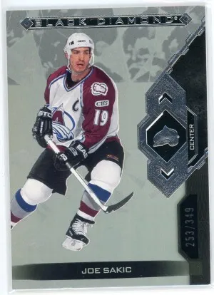 2022-23 Black Diamond Joe Sakic 253/349 front