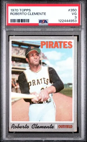 1970 Topps Roberto Clemente front
