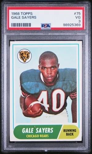 1968 Topps Gale Sayers front