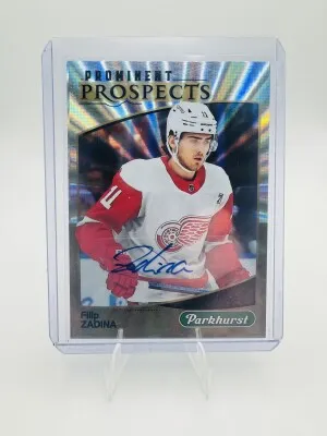 Upper Deck Parkhurst Filip Zadina Autograph PP-15 Red Wings front