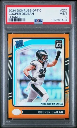 2024 Panini Donruss Optic Cooper Dejean Orange 236/249 front