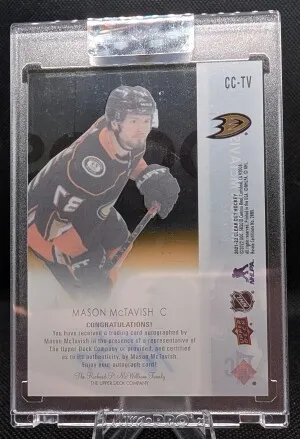 2021-22 Upper Deck Clear Cut - Rookies #CC-TV (AU, RC) back