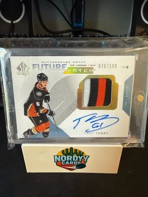 Troy Terry Future Watch Patch Auto /100 front